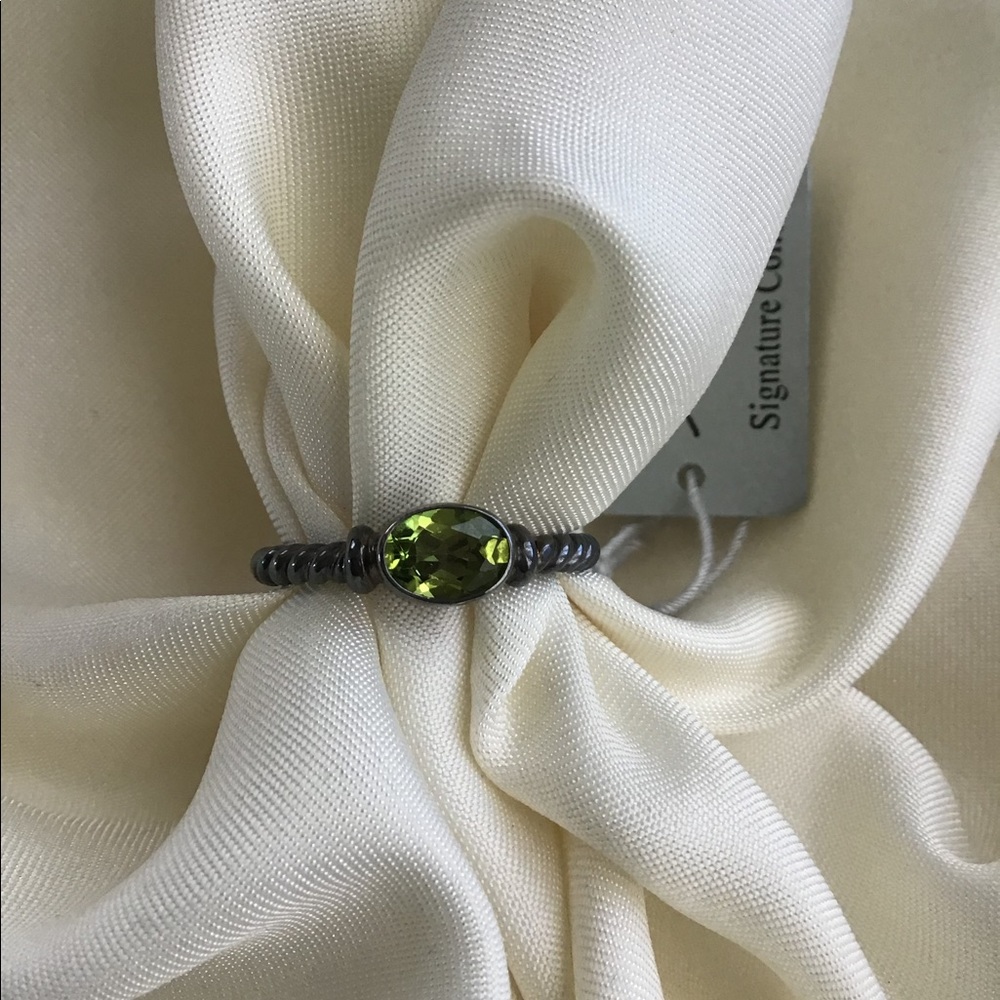 ARTISAN SAMUEL B. STERLING SILVER PERIDOT RING